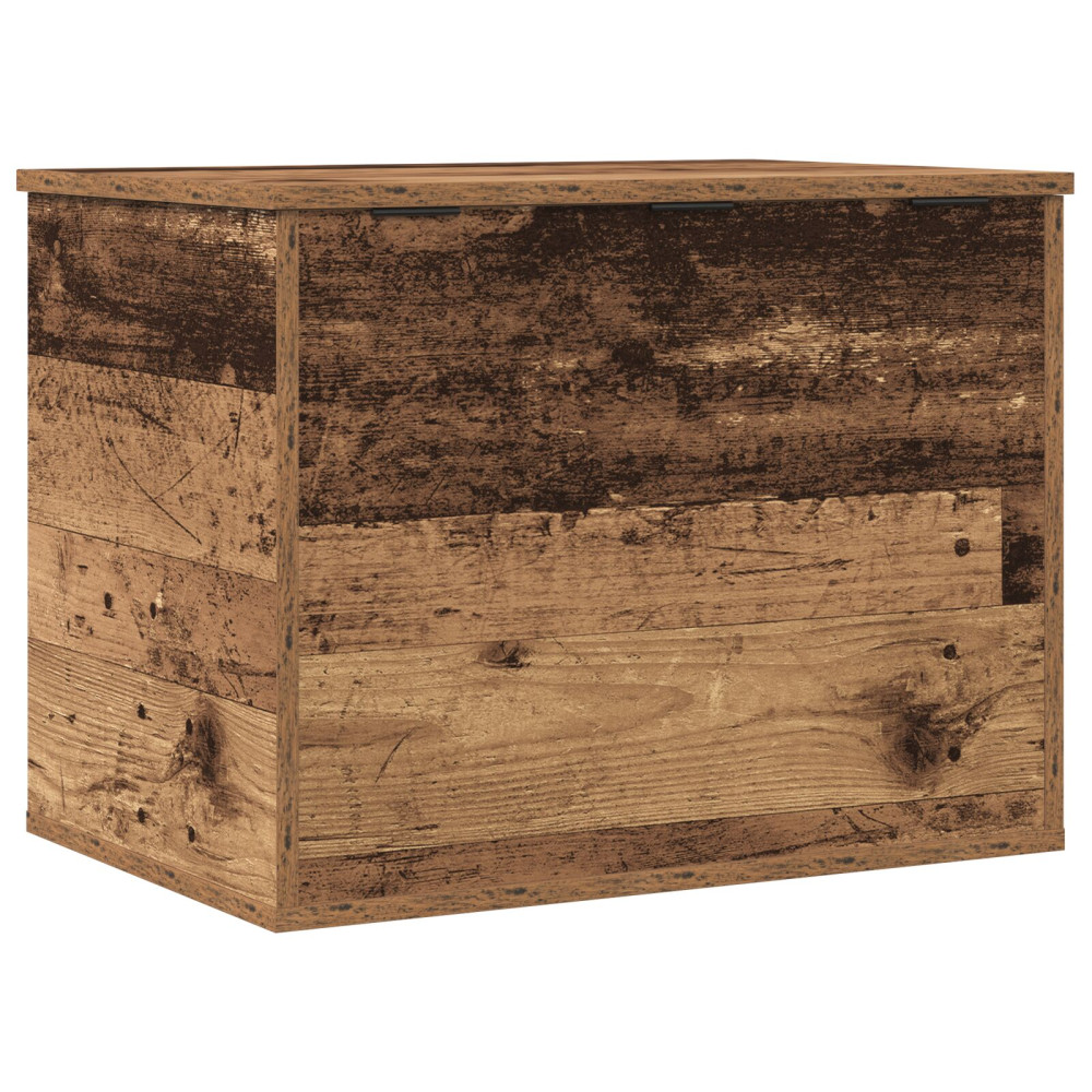 Produktbild för Förvaringslåda Gammalt trä 60 x 42 x 46 cm Konstruerat trä