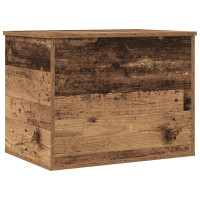 Produktbild för Förvaringslåda Gammalt trä 60 x 42 x 46 cm Konstruerat trä