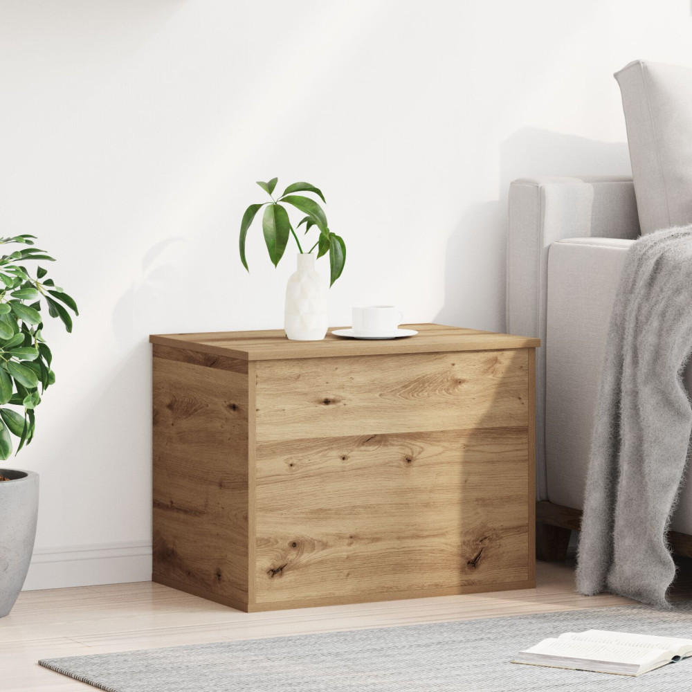 Produktbild för Förvaringslåda artisan ek 60 x 42 x 46 cm Konstruerat trä