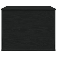 Produktbild för Förvaringslåda Svart ek 60 x 42 x 46 cm Konstruerat trä