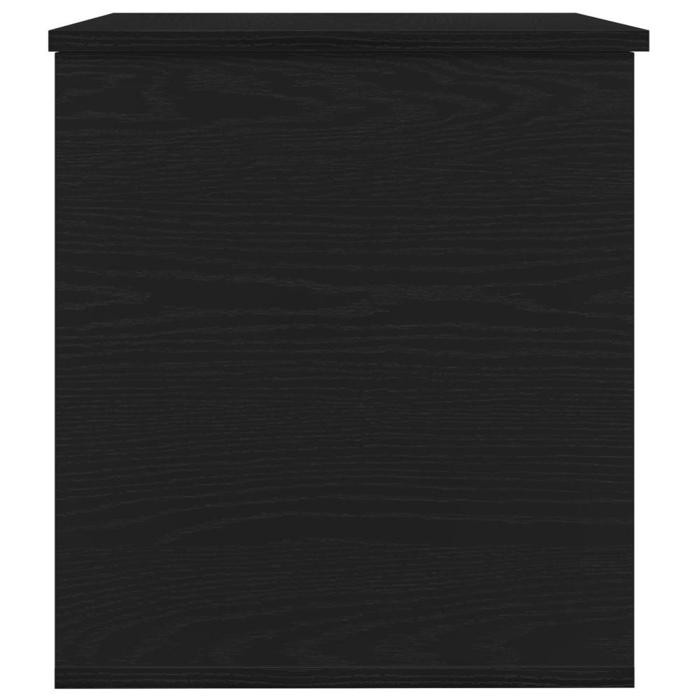 Produktbild för Förvaringslåda Svart ek 60 x 42 x 46 cm Konstruerat trä