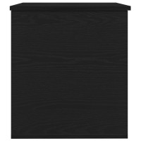 Produktbild för Förvaringslåda Svart ek 60 x 42 x 46 cm Konstruerat trä