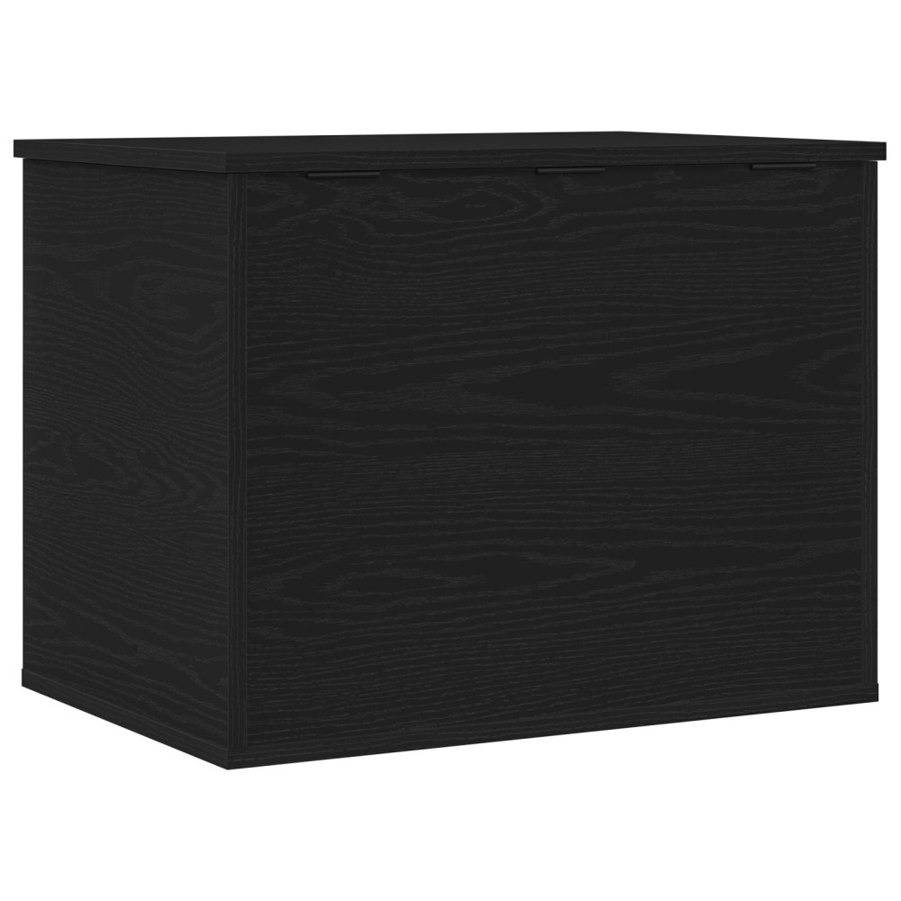 Produktbild för Förvaringslåda Svart ek 60 x 42 x 46 cm Konstruerat trä