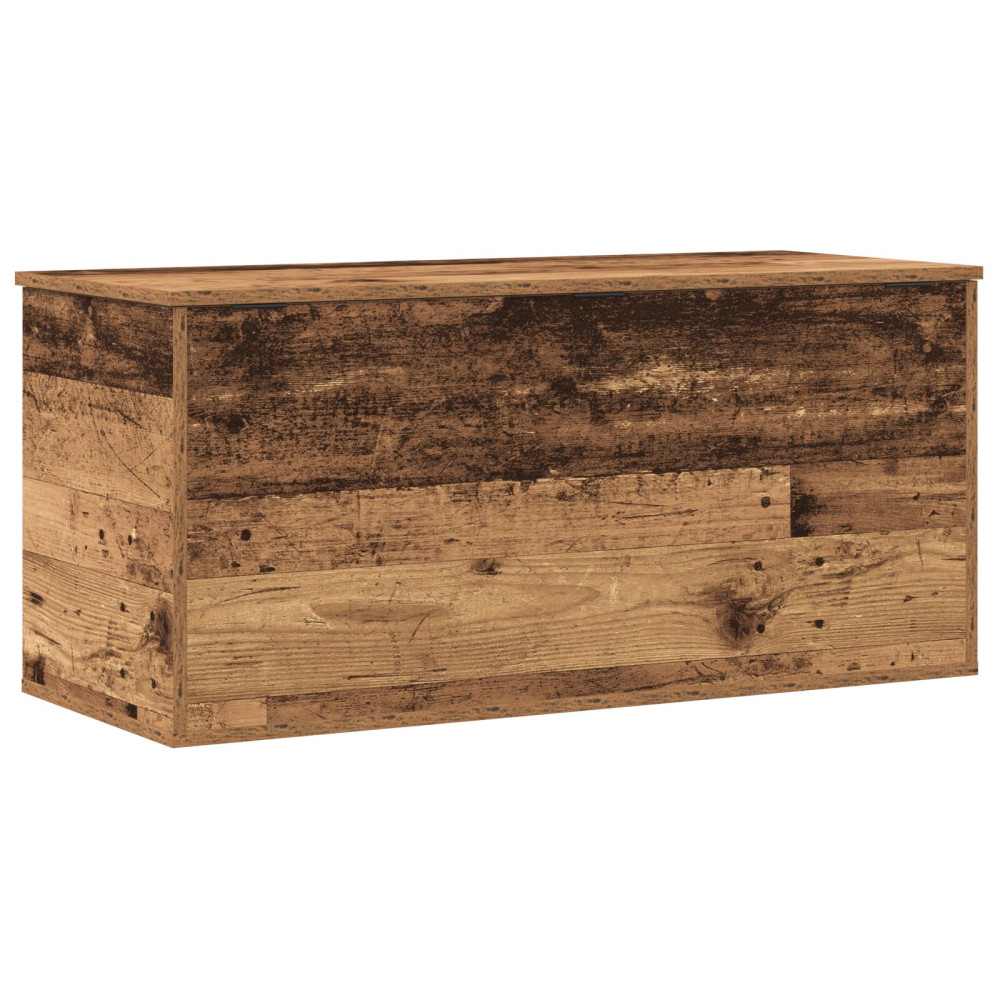 Produktbild för Förvaringslåda Gammalt trä 100 x 42 x 46 cm Konstruerat trä