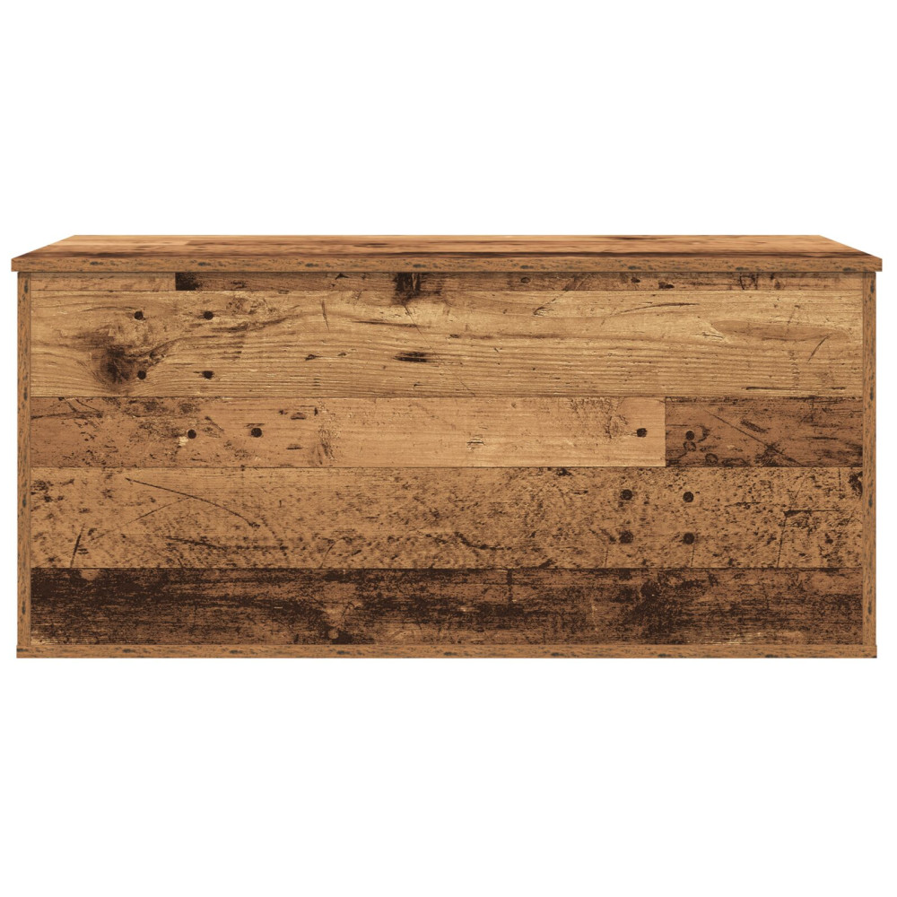 Produktbild för Förvaringslåda Gammalt trä 100 x 42 x 46 cm Konstruerat trä