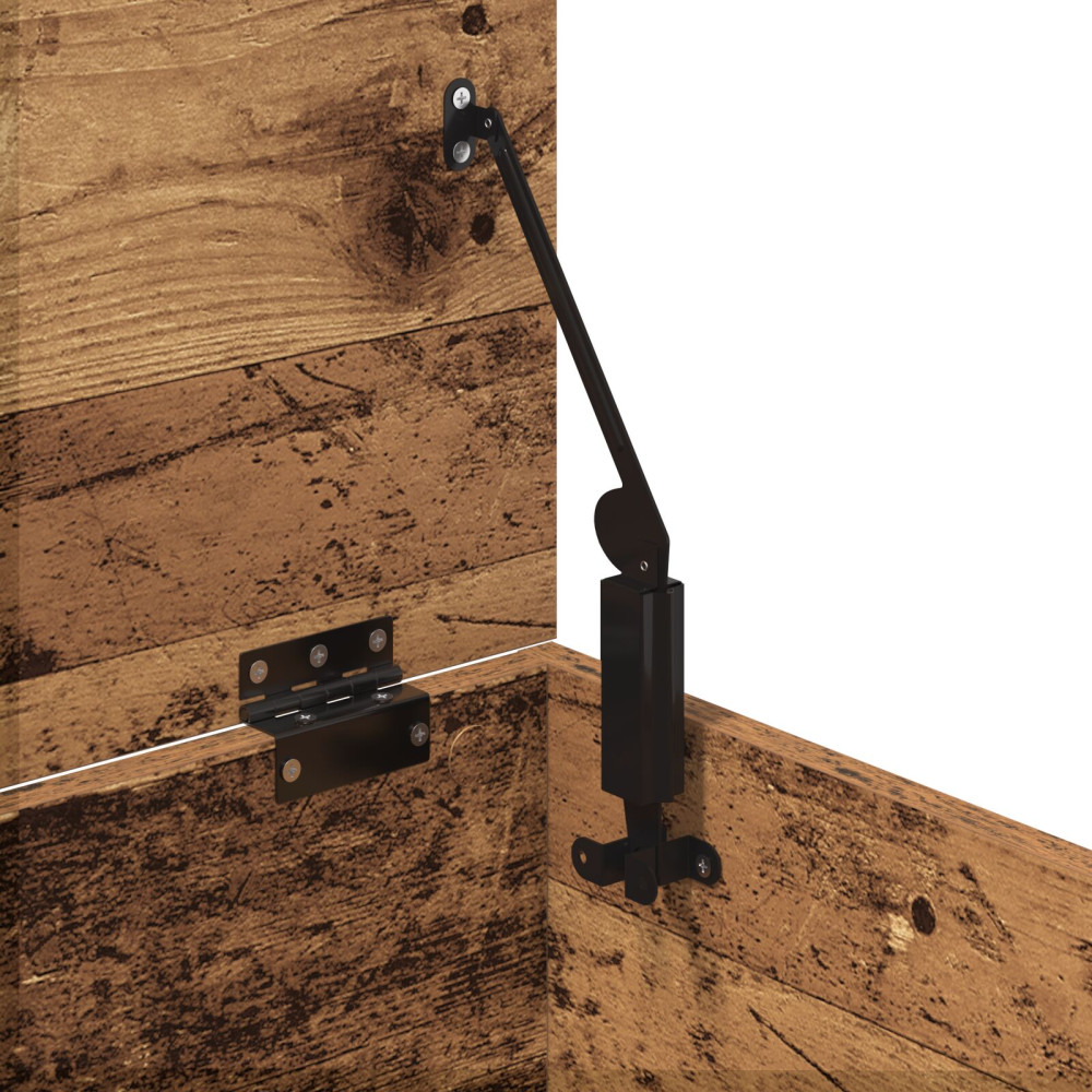 Produktbild för Förvaringslåda Gammalt trä 100 x 42 x 46 cm Konstruerat trä