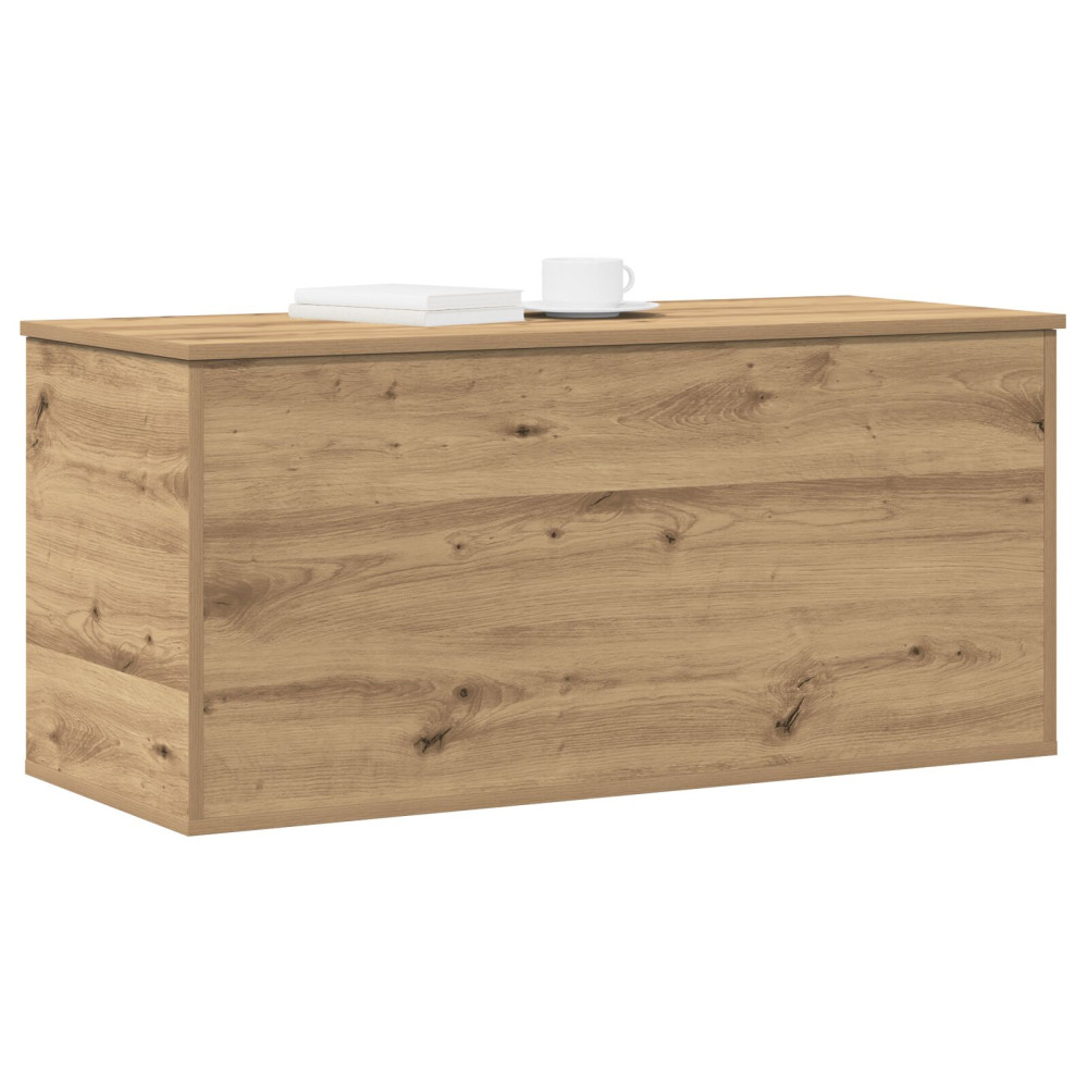 Produktbild för Förvaringslåda artisan ek 100 x 42 x 46 cm Konstruerat trä