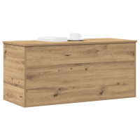 Produktbild för Förvaringslåda artisan ek 100 x 42 x 46 cm Konstruerat trä