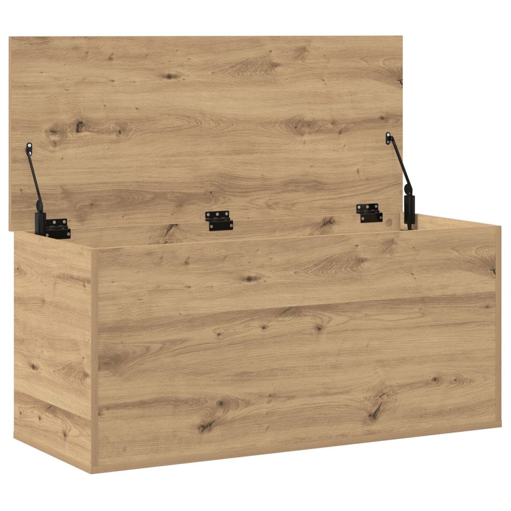 Produktbild för Förvaringslåda artisan ek 100 x 42 x 46 cm Konstruerat trä