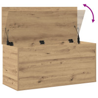 Produktbild för Förvaringslåda artisan ek 100 x 42 x 46 cm Konstruerat trä