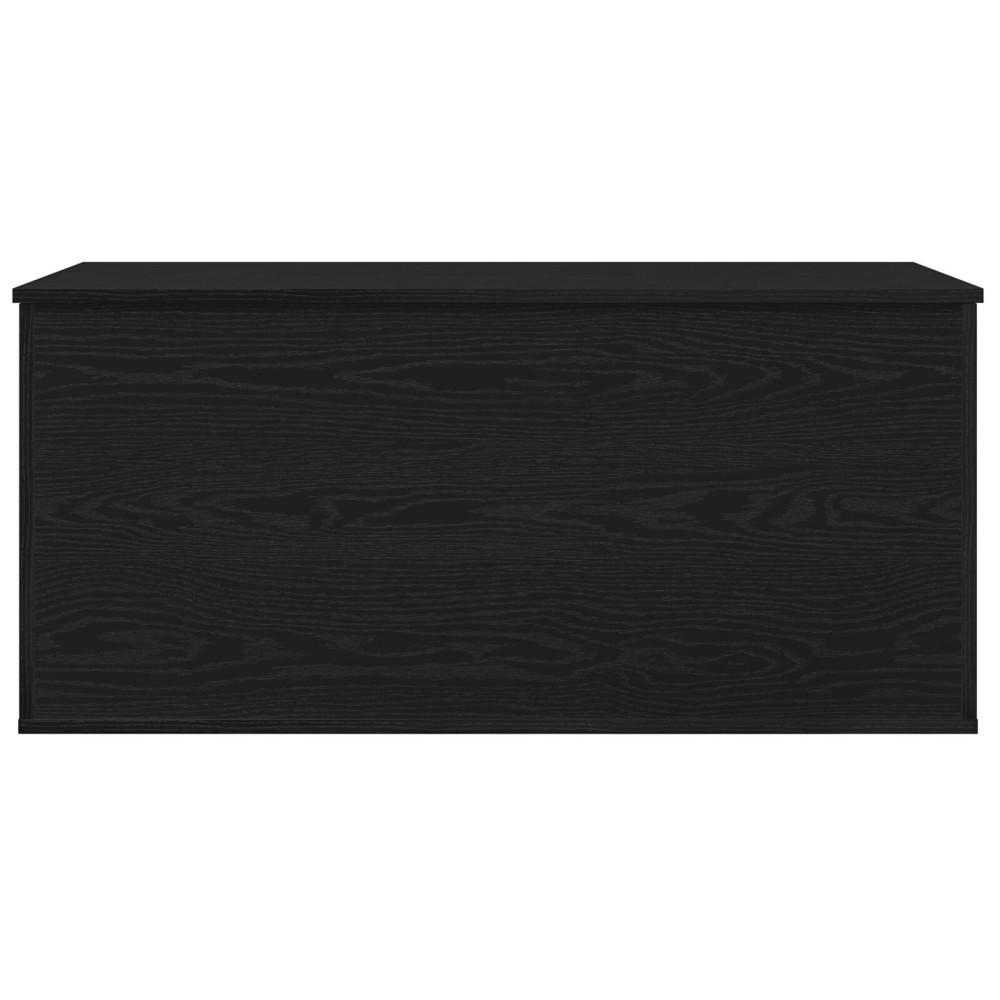 Produktbild för Förvaringslåda Svart ek 100 x 42 x 46 cm Konstruerat trä