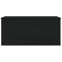 Produktbild för Förvaringslåda Svart ek 100 x 42 x 46 cm Konstruerat trä