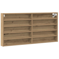 Produktbild för Visningsskåp Artisan Ek 100 x 8,5 x 50 cm Konstruerat trä