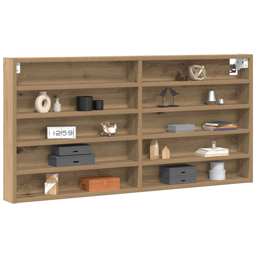 Produktbild för Visningsskåp Artisan Ek 100 x 8,5 x 50 cm Konstruerat trä
