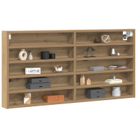 Produktbild för Visningsskåp Artisan Ek 100 x 8,5 x 50 cm Konstruerat trä