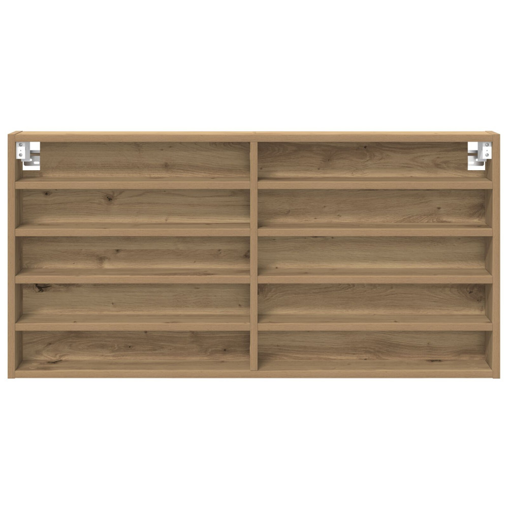 Produktbild för Visningsskåp Artisan Ek 100 x 8,5 x 50 cm Konstruerat trä