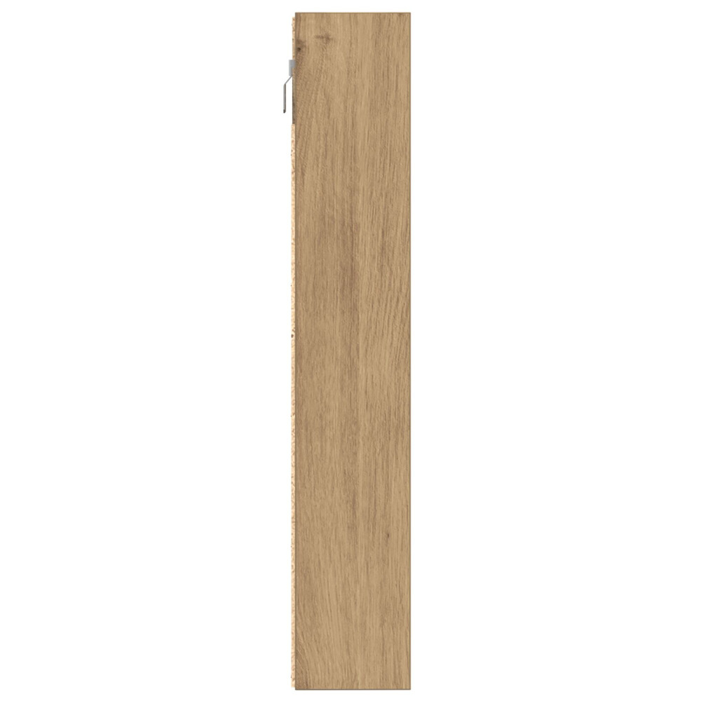 Produktbild för Visningsskåp Artisan Ek 100 x 8,5 x 50 cm Konstruerat trä