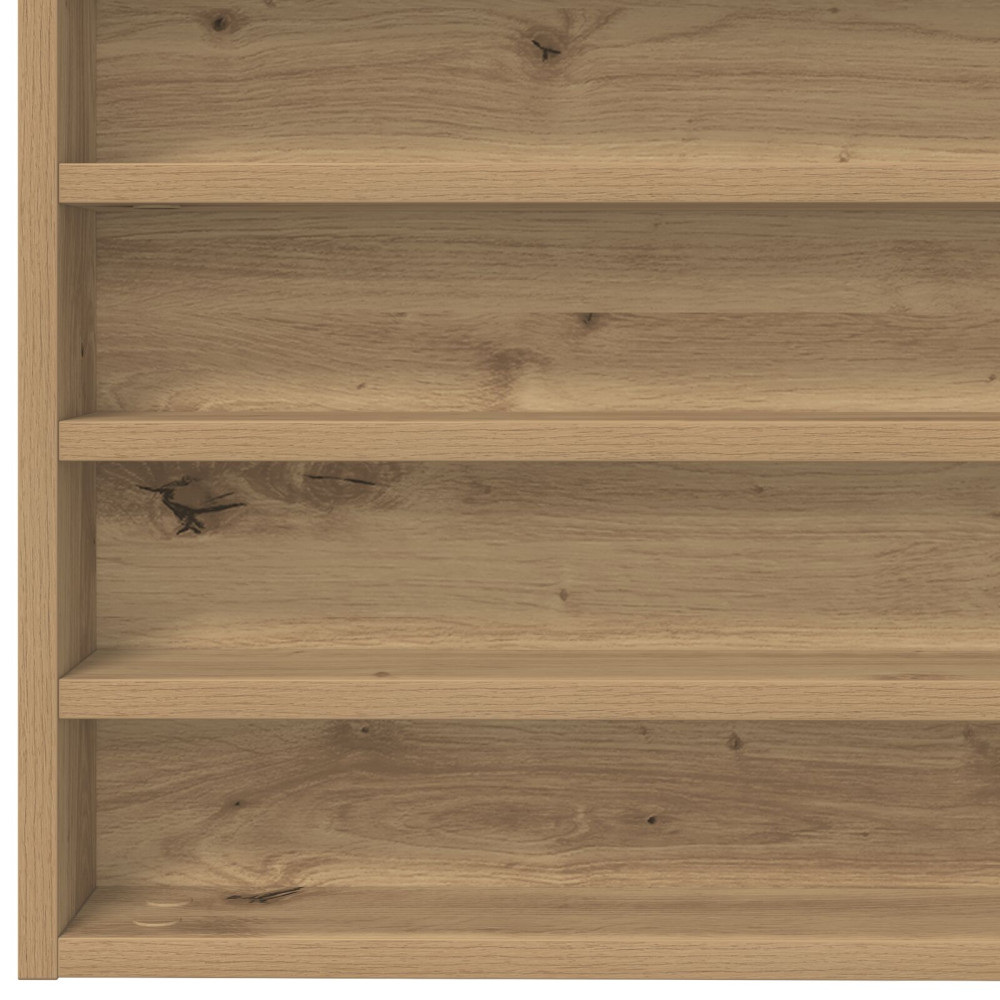 Produktbild för Visningsskåp Artisan Ek 100 x 8,5 x 50 cm Konstruerat trä