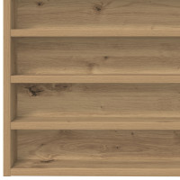 Produktbild för Visningsskåp Artisan Ek 100 x 8,5 x 50 cm Konstruerat trä