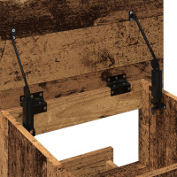 Produktbild för Podium med låda Gammalt trä 55 x 55 x 107 cm Konstruerat trä