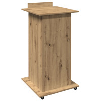 Produktbild för Podium med låda Artisan Ek 55 x 55 x 107 cm Konstruerat trä