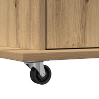 Produktbild för Podium med låda Artisan Ek 55 x 55 x 107 cm Konstruerat trä