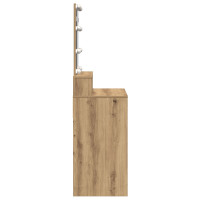 Produktbild för Sminkbord artisan ek 80 x 41 x 144,5 cm Konstruerat trä