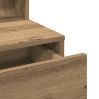 Produktbild för Sminkbord artisan ek 80 x 41 x 144,5 cm Konstruerat trä
