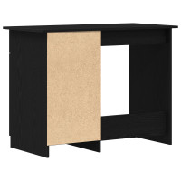 Produktbild för Skrivbord med låda Svart Ek 100 x 50 x 76 cm Konstruerat trä