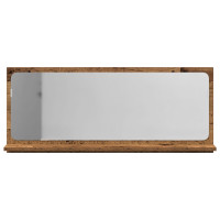 Produktbild för Spegelhylla Gammalt trä 90 x 10,5 x 37 cm Konstruerat trä