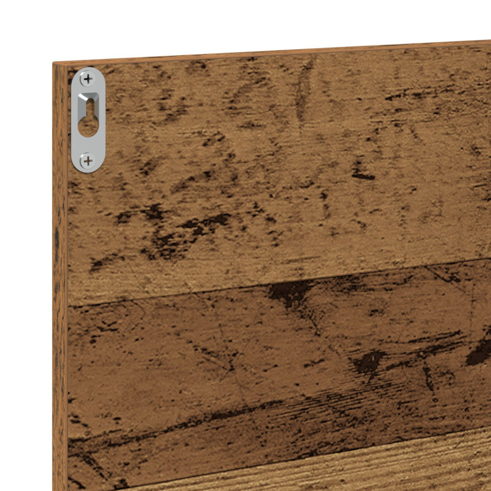 Produktbild för Spegelhylla Gammalt trä 90 x 10,5 x 37 cm Konstruerat trä
