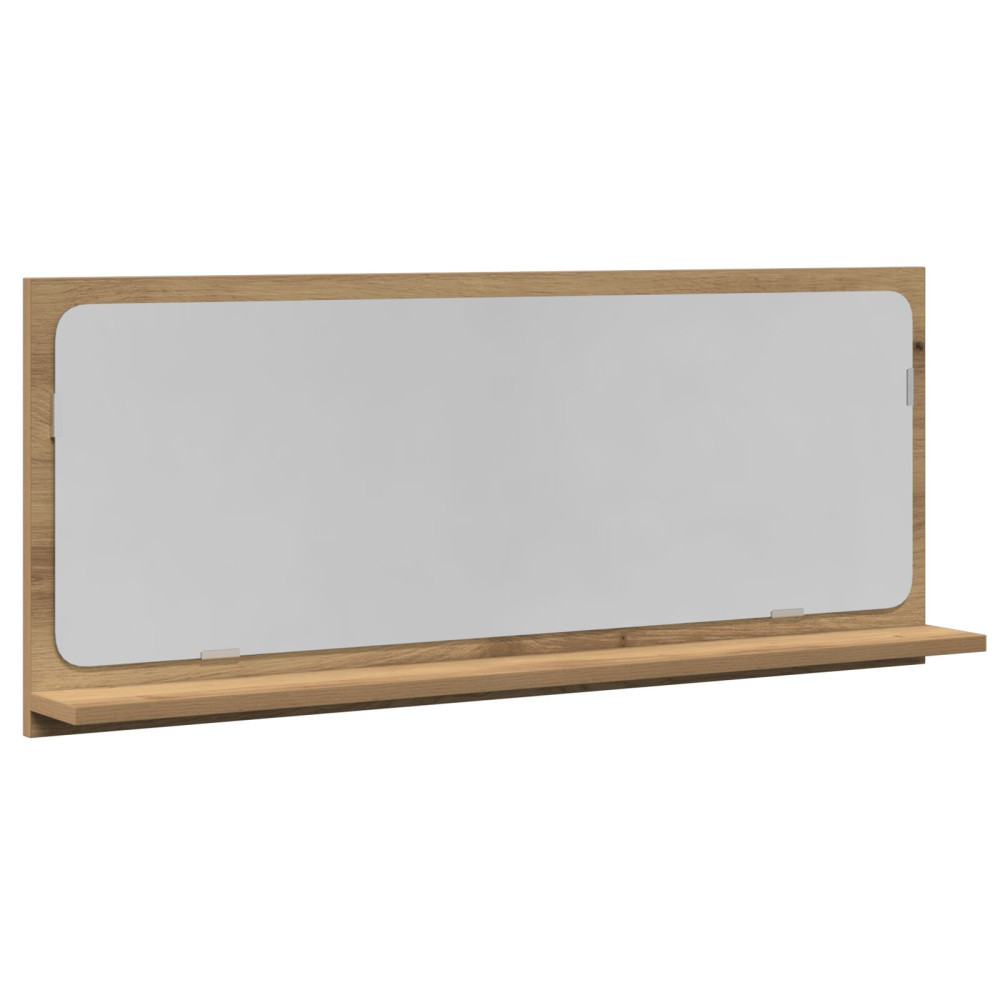 Produktbild för Spegelhylla artisan ek 90 x 10,5 x 37 cm Konstruerat trä