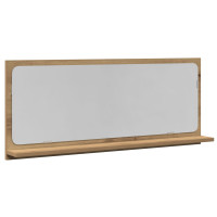 Produktbild för Spegelhylla artisan ek 90 x 10,5 x 37 cm Konstruerat trä