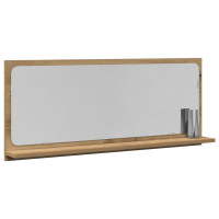 Produktbild för Spegelhylla artisan ek 90 x 10,5 x 37 cm Konstruerat trä