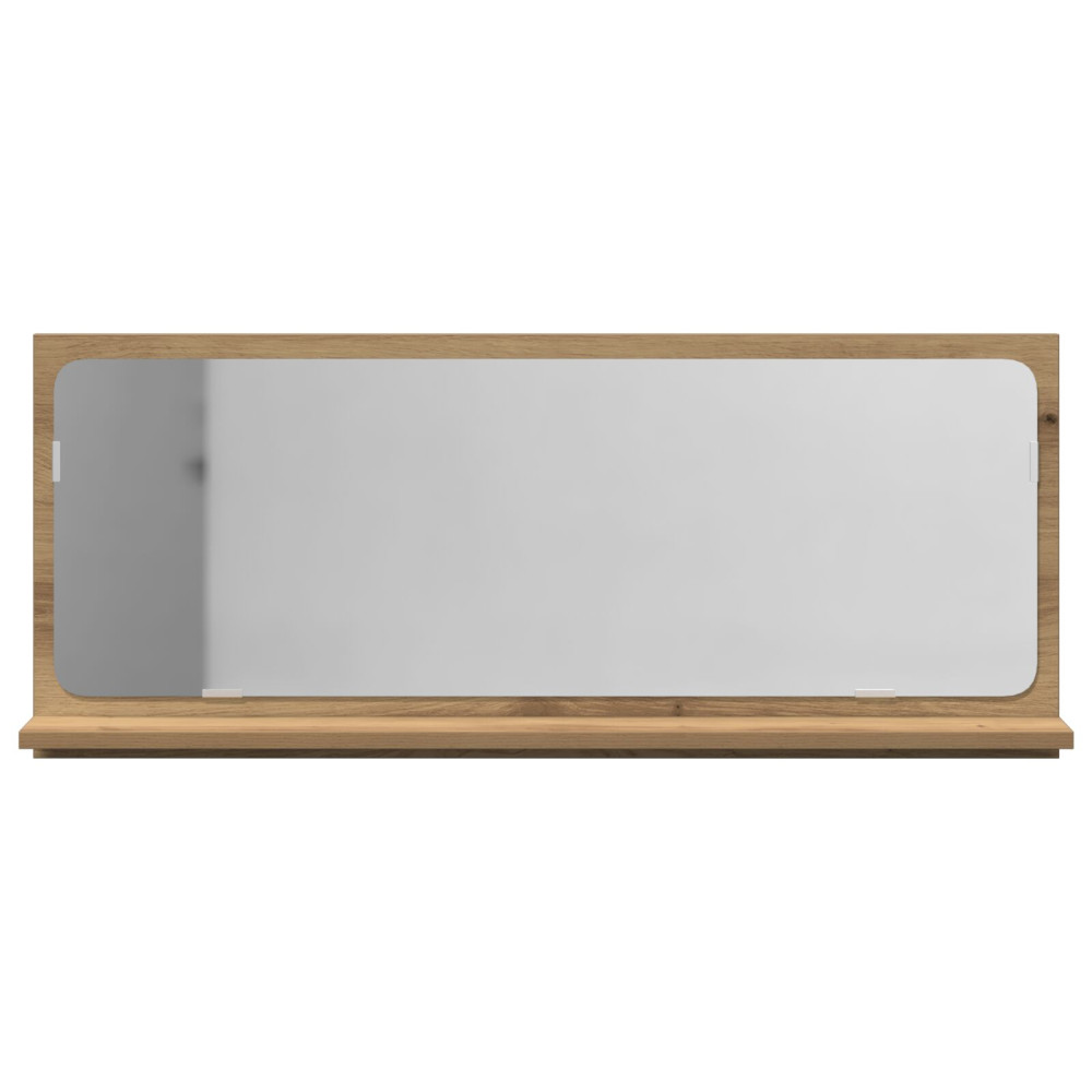 Produktbild för Spegelhylla artisan ek 90 x 10,5 x 37 cm Konstruerat trä