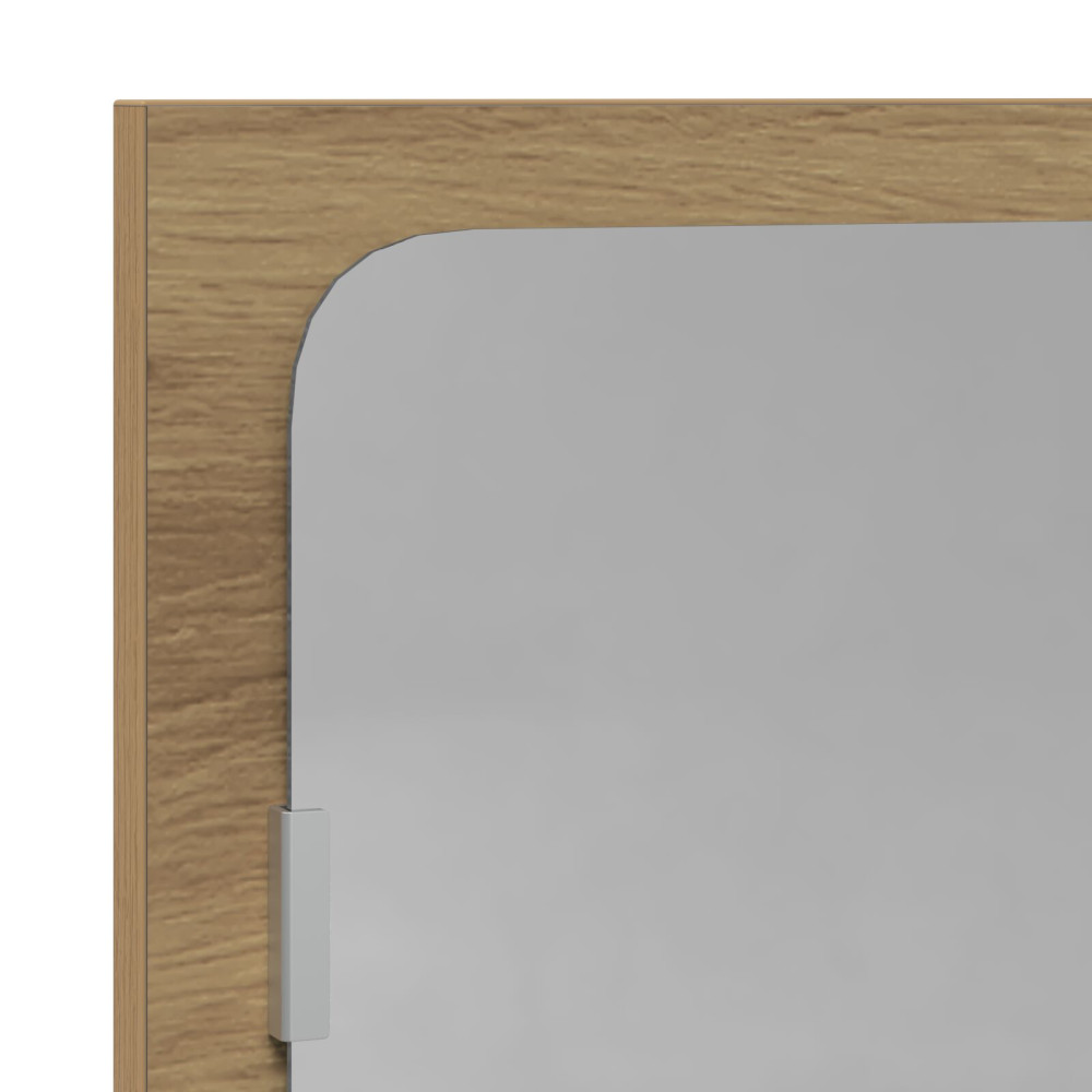 Produktbild för Spegelhylla artisan ek 90 x 10,5 x 37 cm Konstruerat trä