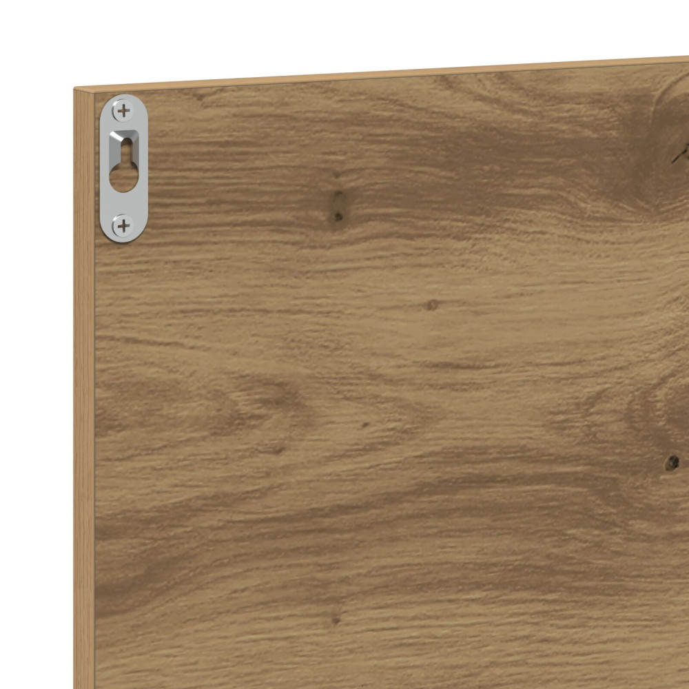 Produktbild för Spegelhylla artisan ek 90 x 10,5 x 37 cm Konstruerat trä