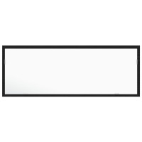 Produktbild för LED Badrumsspegel Väggmonterad Svart Ek 100 x 8,5 x 37 cm Glas