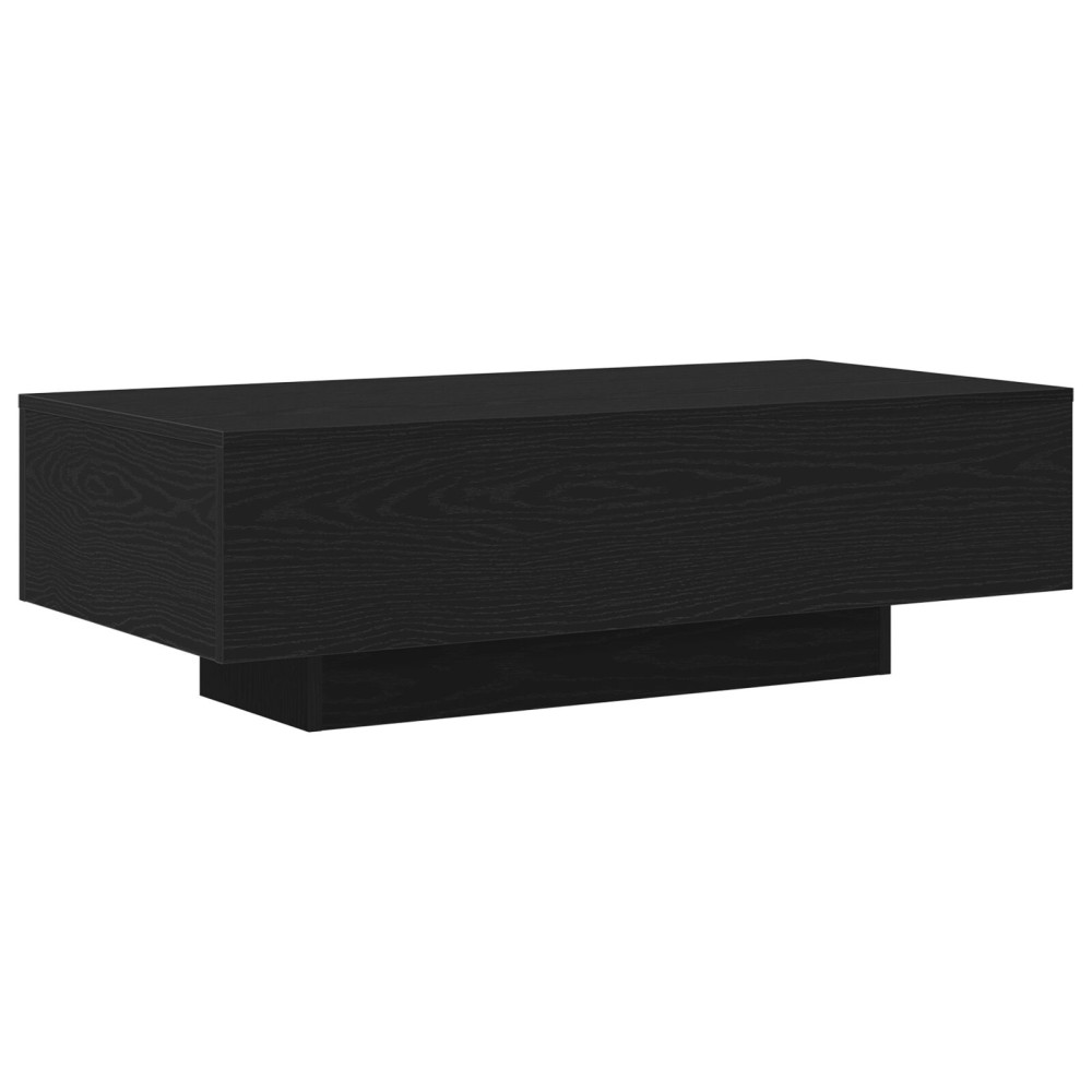 Produktbild för Kaffeebord Svart Ek 100 x 49,5 x 31 cm Konstruerat trä