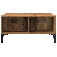 Produktbild för Kaffeebord Gammalt trä 60 x 60 x 30 cm