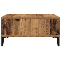Produktbild för Kaffeebord Gammalt trä 60 x 60 x 30 cm