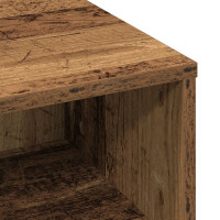 Produktbild för Kaffeebord Gammalt trä 60 x 60 x 30 cm