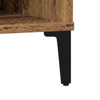 Produktbild för Kaffeebord Gammalt trä 60 x 60 x 30 cm