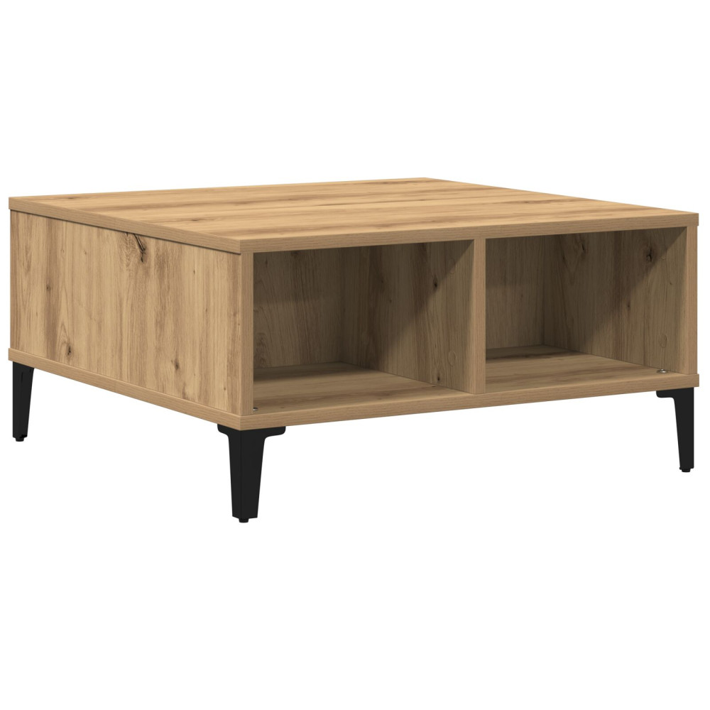 Produktbild för Kaffeebord Artisan Ek 60 x 60 x 30 cm