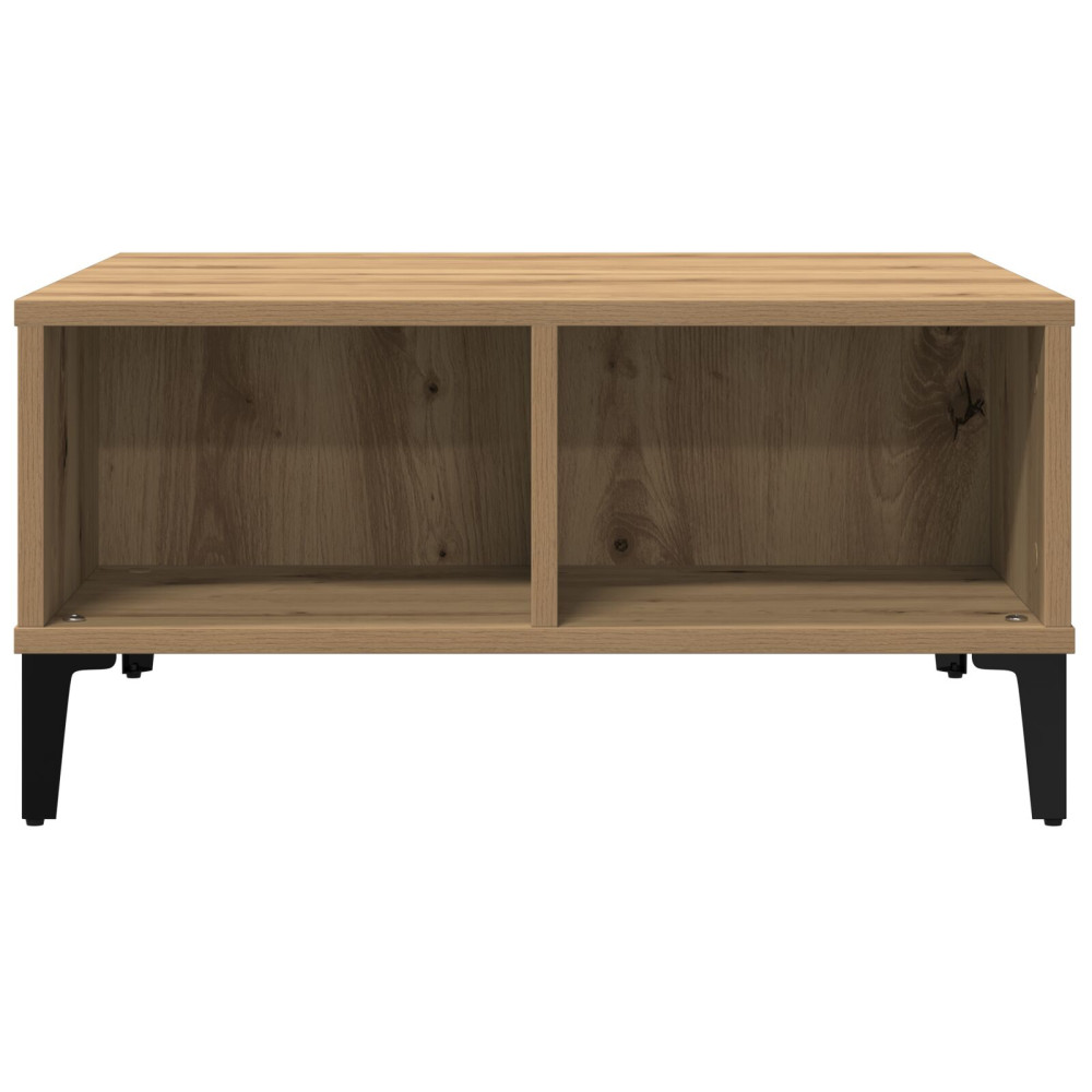 Produktbild för Kaffeebord Artisan Ek 60 x 60 x 30 cm
