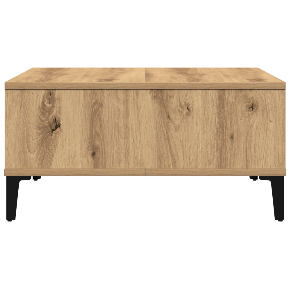 Produktbild för Kaffeebord Artisan Ek 60 x 60 x 30 cm