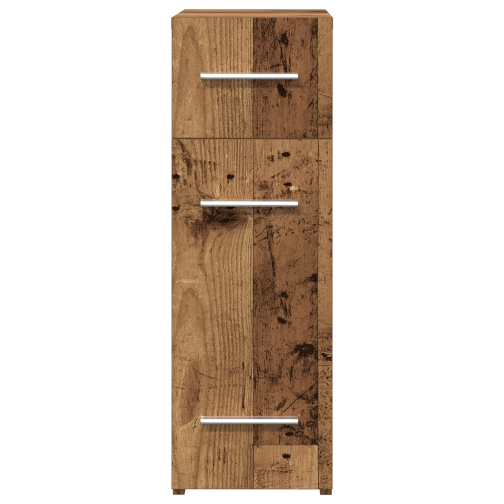Produktbild för Apotekarskåp Gammalt trä 20 x 45,5 x 60 cm Konstruerat trä