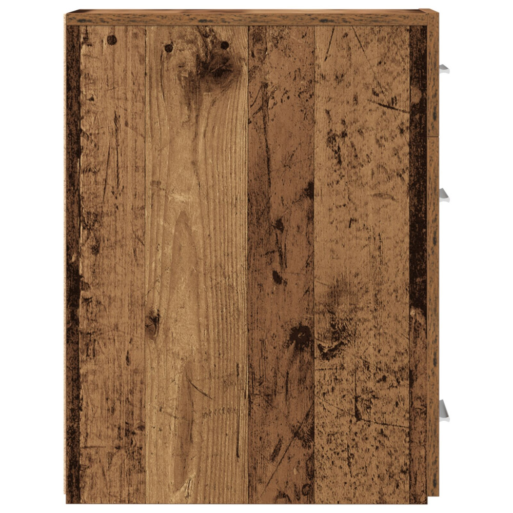 Produktbild för Apotekarskåp Gammalt trä 20 x 45,5 x 60 cm Konstruerat trä