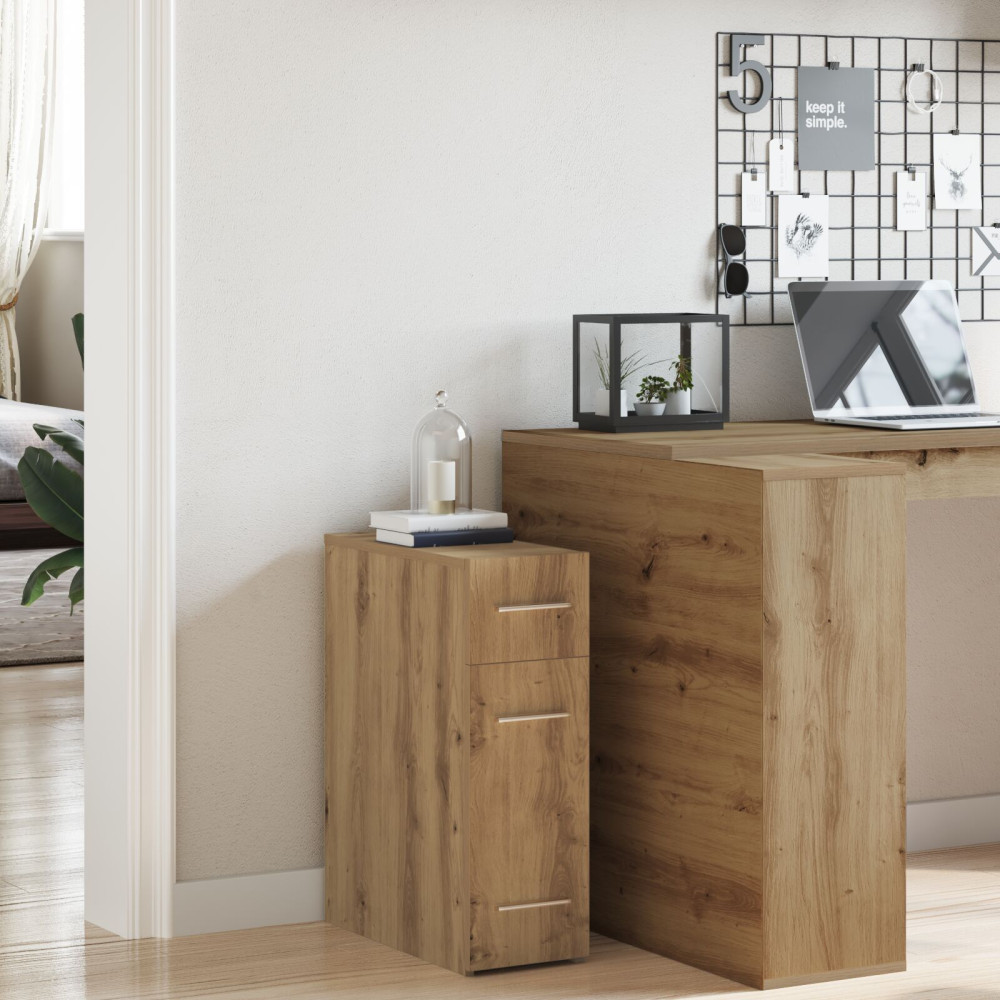 Produktbild för Apotekarskåp artisan ek 20 x 45,5 x 60 cm Konstruerat trä