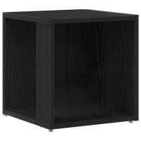 Produktbild för Hörnhyllor Svart Ek 33 x 33 x 34,5 cm Konstruerat trä